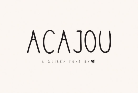 Acajou Font Review: A Playful Handwritten Typeface for Branding