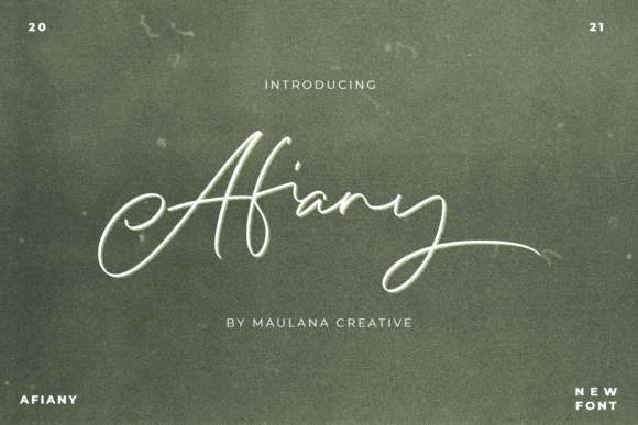 Afiany: The Handwritten Font for Scroll-Stopping Designs