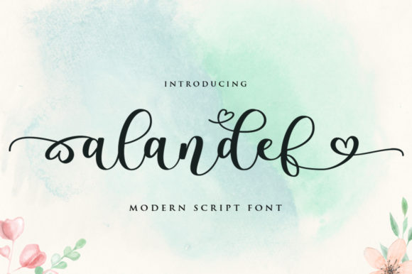 Alandef: A Script Font for Bold Campaigns
