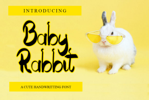 Baby Rabbit: A Playful Handwritten Font for Web Design