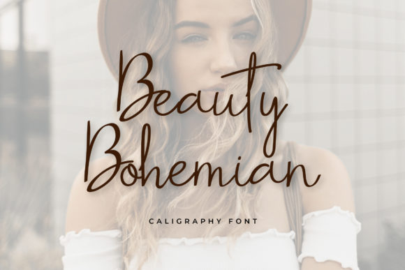 Beauty Bohemian: A Romantic Script Font for Editorial Design