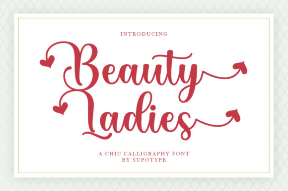 Beauty Ladies: A Modern Script Font for Marketers