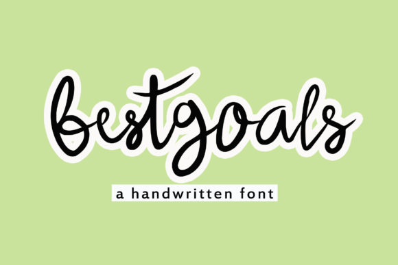 Bestgoals: A Handwritten Font for Branding