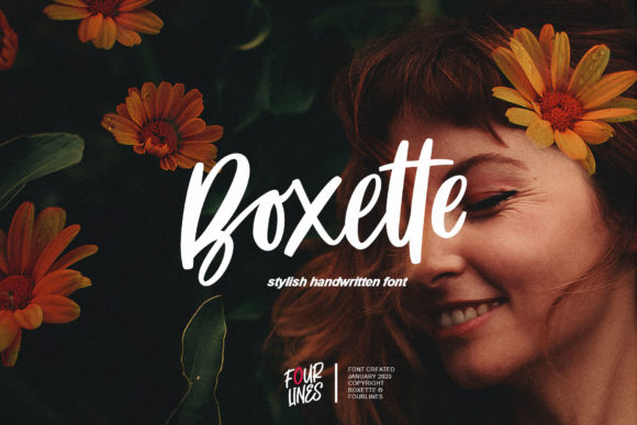 Boxette: A Handwritten Font for Social Campaigns