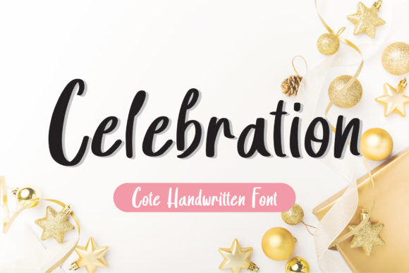 Celebration Font: A Handwritten Typeface for Editorial Joy