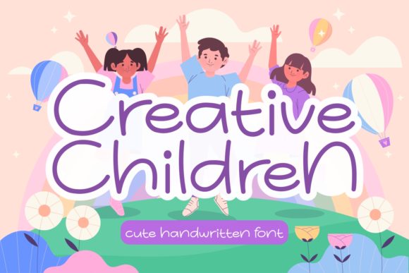 Creative Children Font for Crafters
