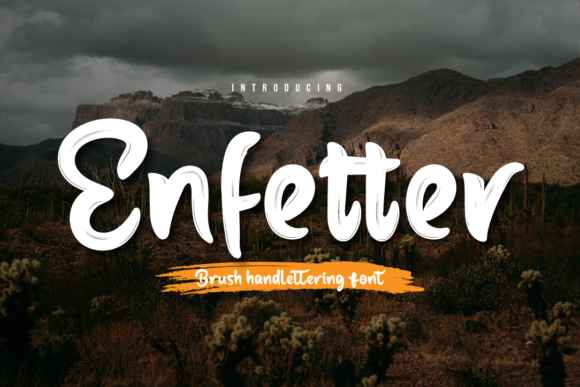 Enfetter: A Handwritten Typeface for Editorial Design