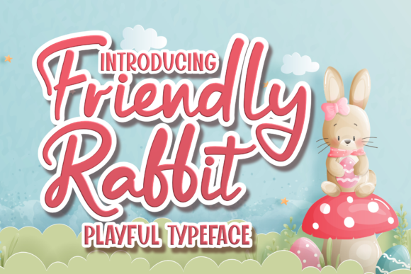 Friendly Rabbit: A Playful Typeface for Editorial Design