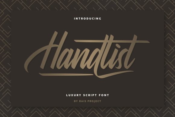 Handlist Font: A Modern Script for Makers
