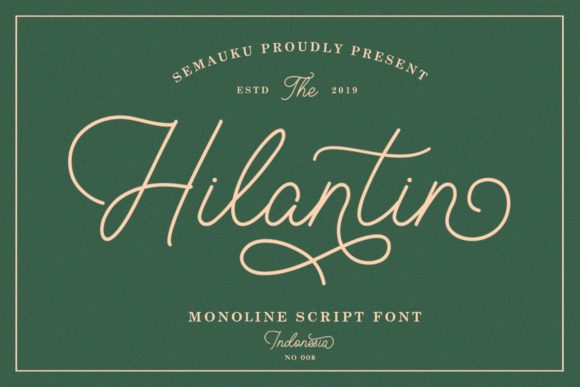 Hilantin Font Review: A Delicate Script for Branding