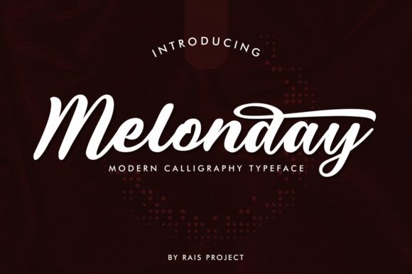 Melonday: A Handwritten Typeface for Elegant Editorial Design