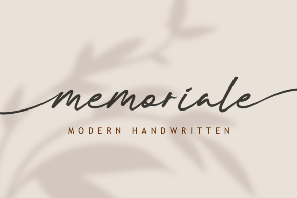 Memoriale: A Handwritten Typeface for Editorial Design
