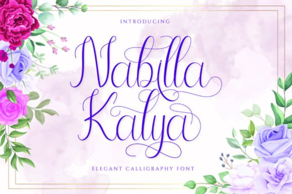 Nabilla Kalya: A Handwritten Font for Editorial Grace