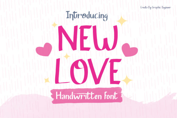 New Love Font: A Friendly Typeface for Branding
