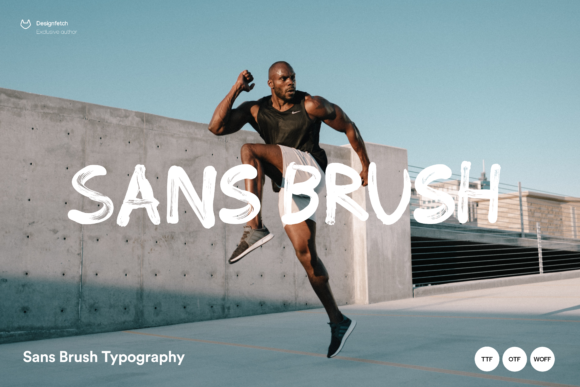Sans Brush Font for Modern Web Design