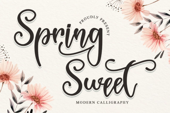 Spring Sweet: A Modern Typeface for Editorial Design