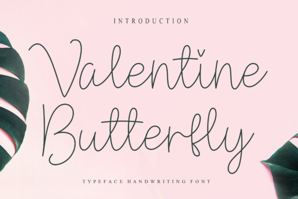 Valentine Butterfly Font for Elegant Branding
