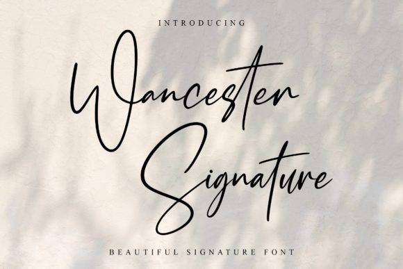 Wancester Signature: A Premium Script Font for Branding